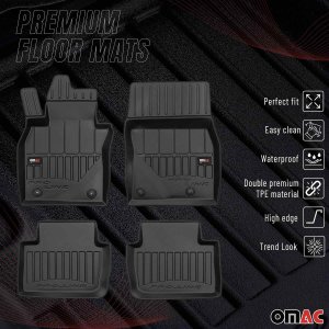 Mazda 3 Floor Mat - Omac - Proline Premium TPE - Black - 2019